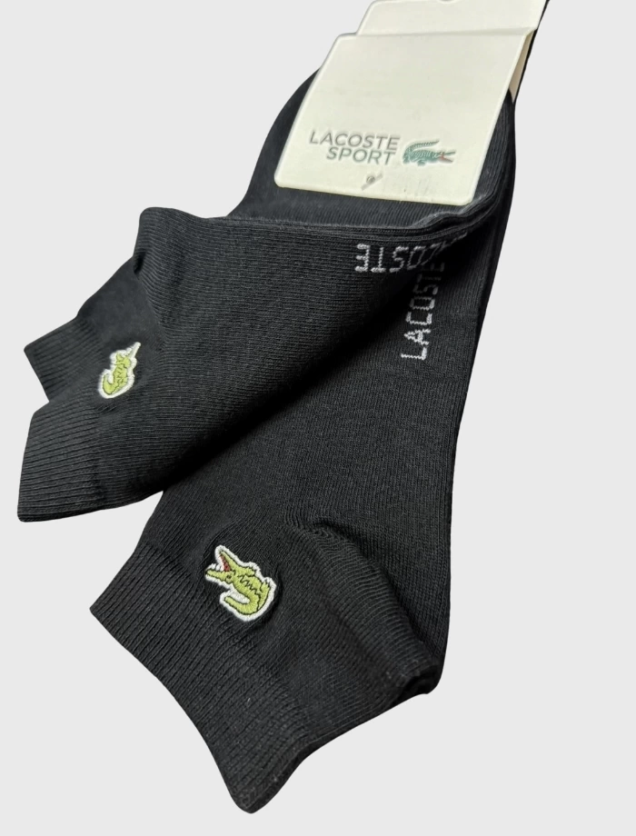 LCST İşleme Socket Çorap 2li - Siyah