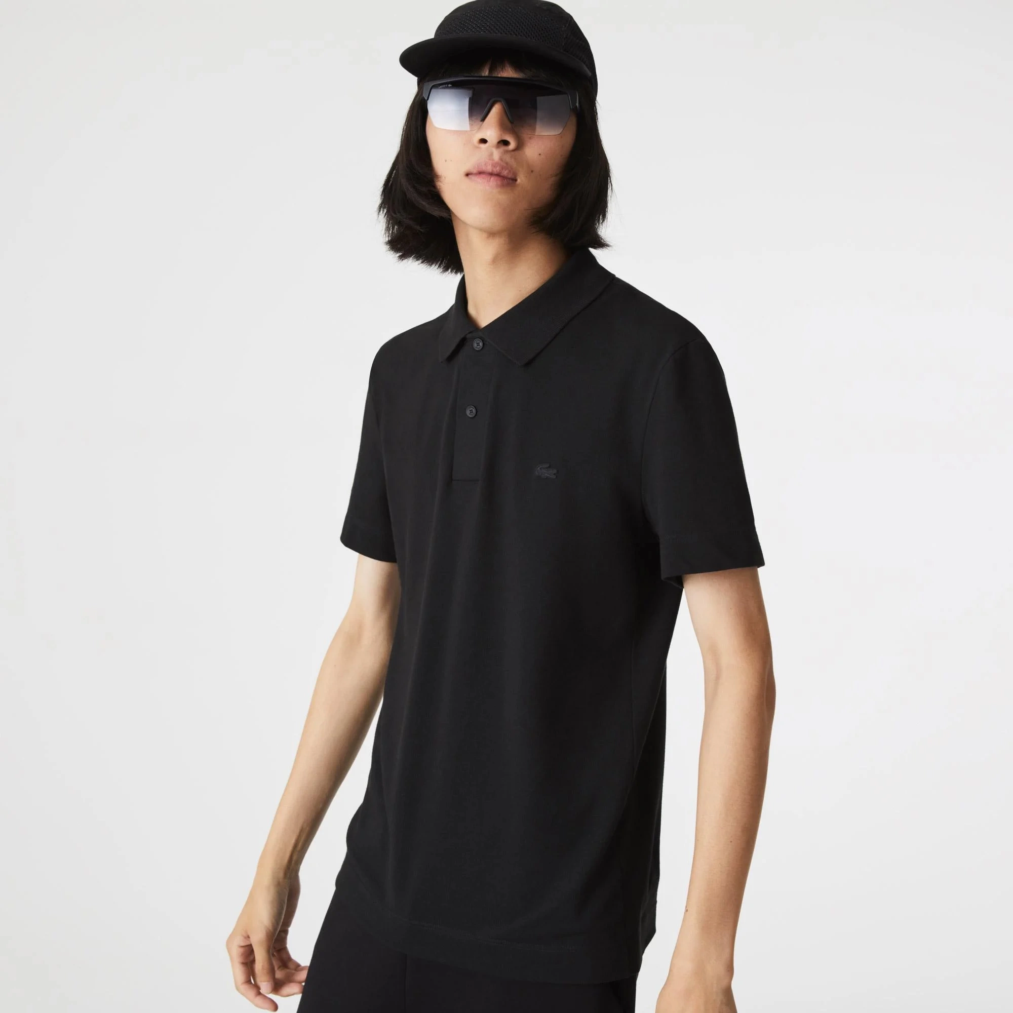 LCST Polo Yaka NoColor T-shirt – Siyah