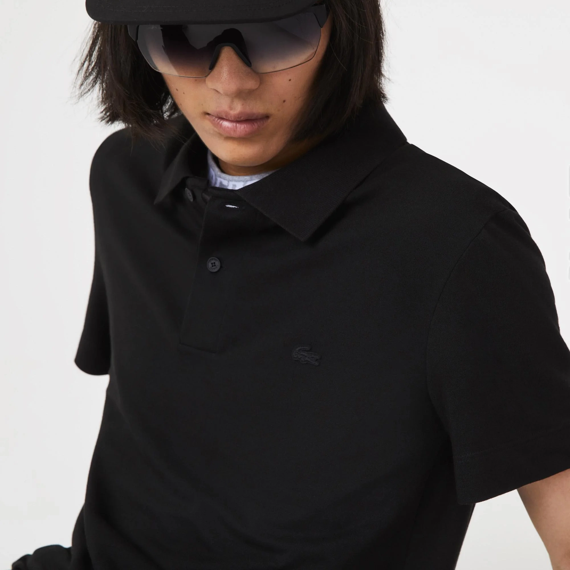 LCST Polo Yaka NoColor T-shirt – Siyah