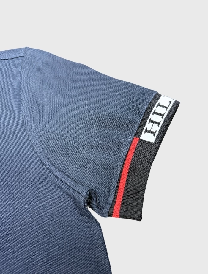 TOMMY H. Neck Smb Polo T-shirt – Lacivert