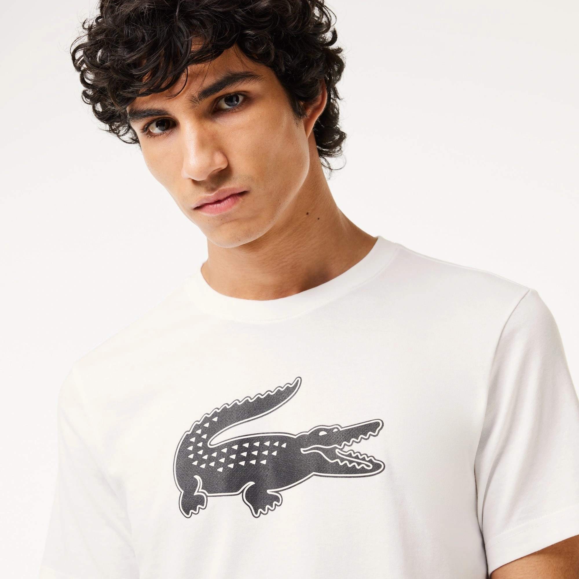 LCST Printed Cro T-shirt – Beyaz