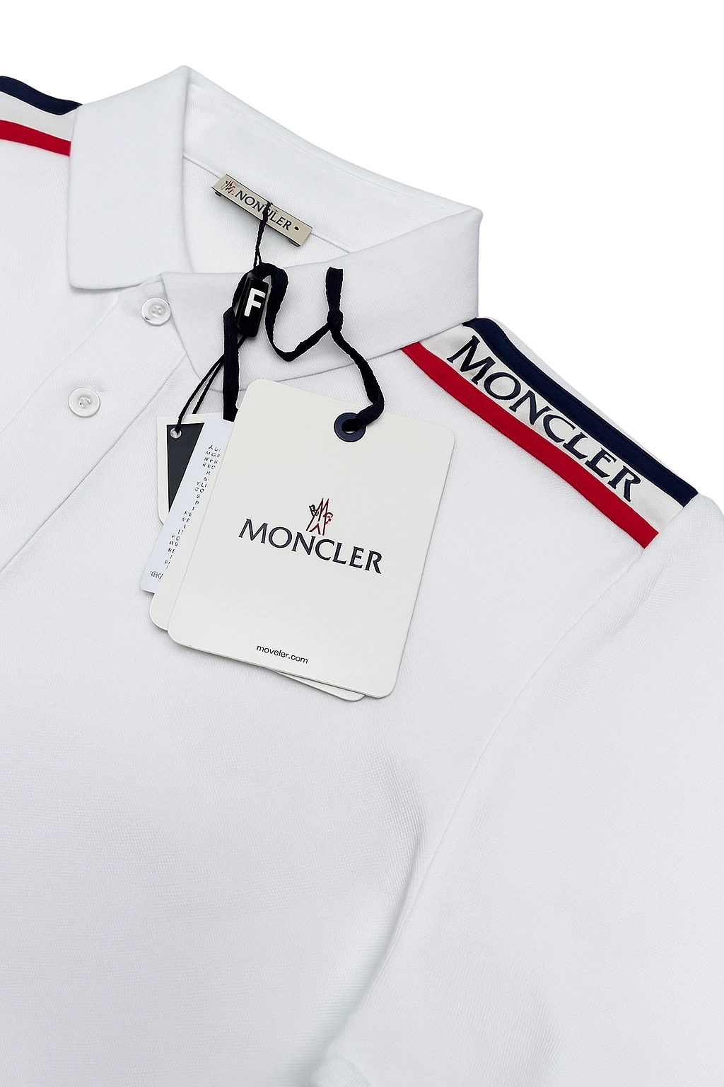 MNCLR Banded Polo T-shirt – Beyaz