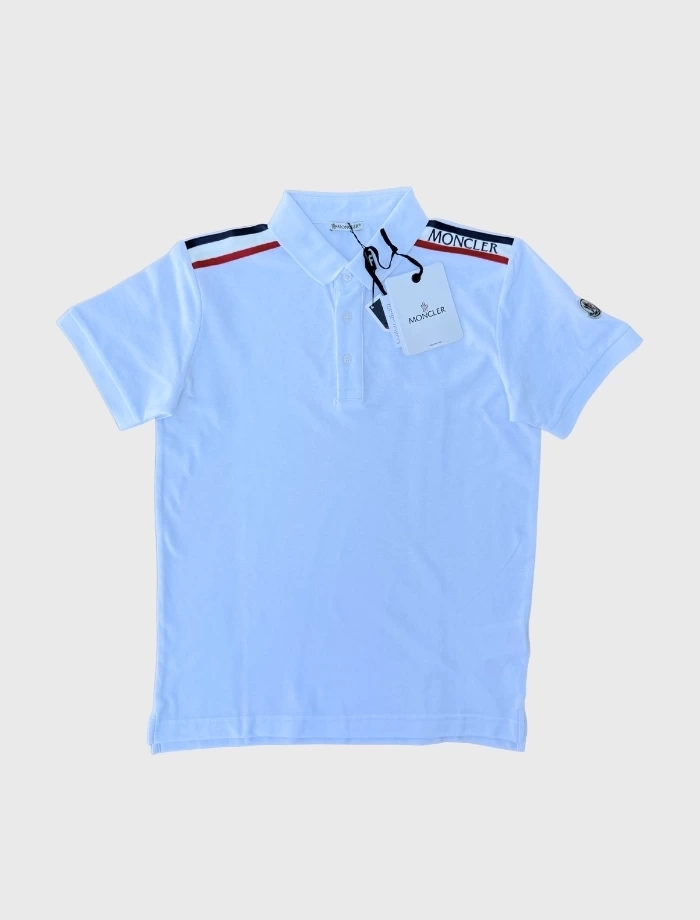MNCLR Banded Polo T-shirt – Beyaz