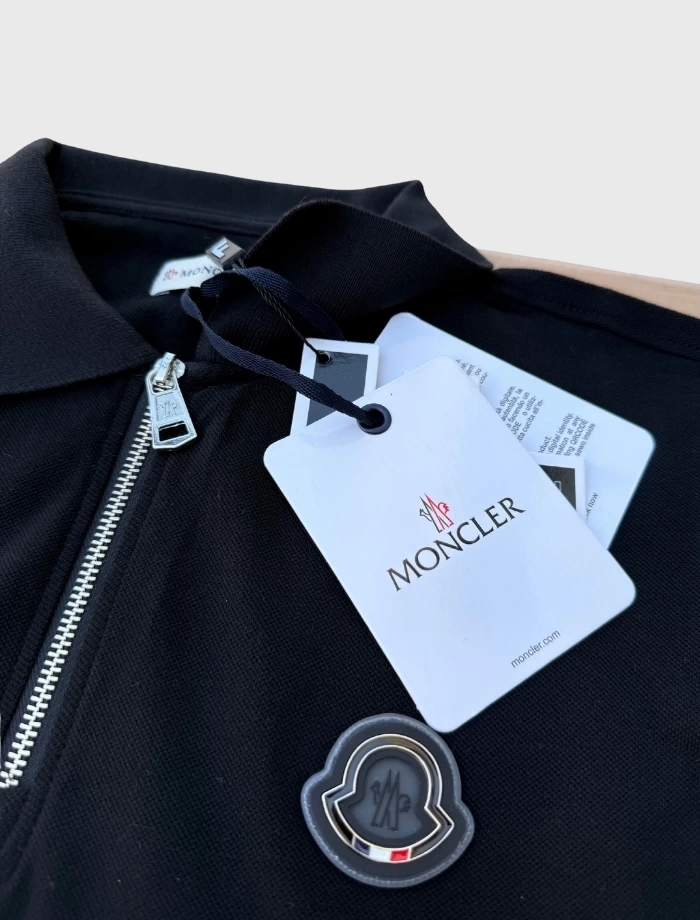 MNCLR Rigging Polo T-shirt – Siyah