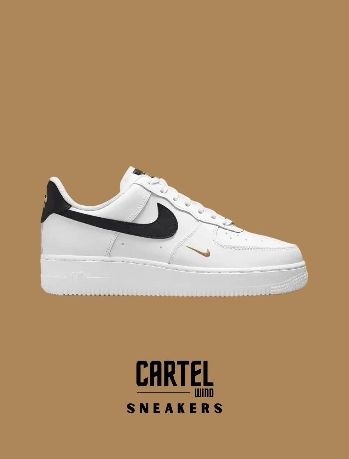 N Air Force 1 Essentials – White Black Gold