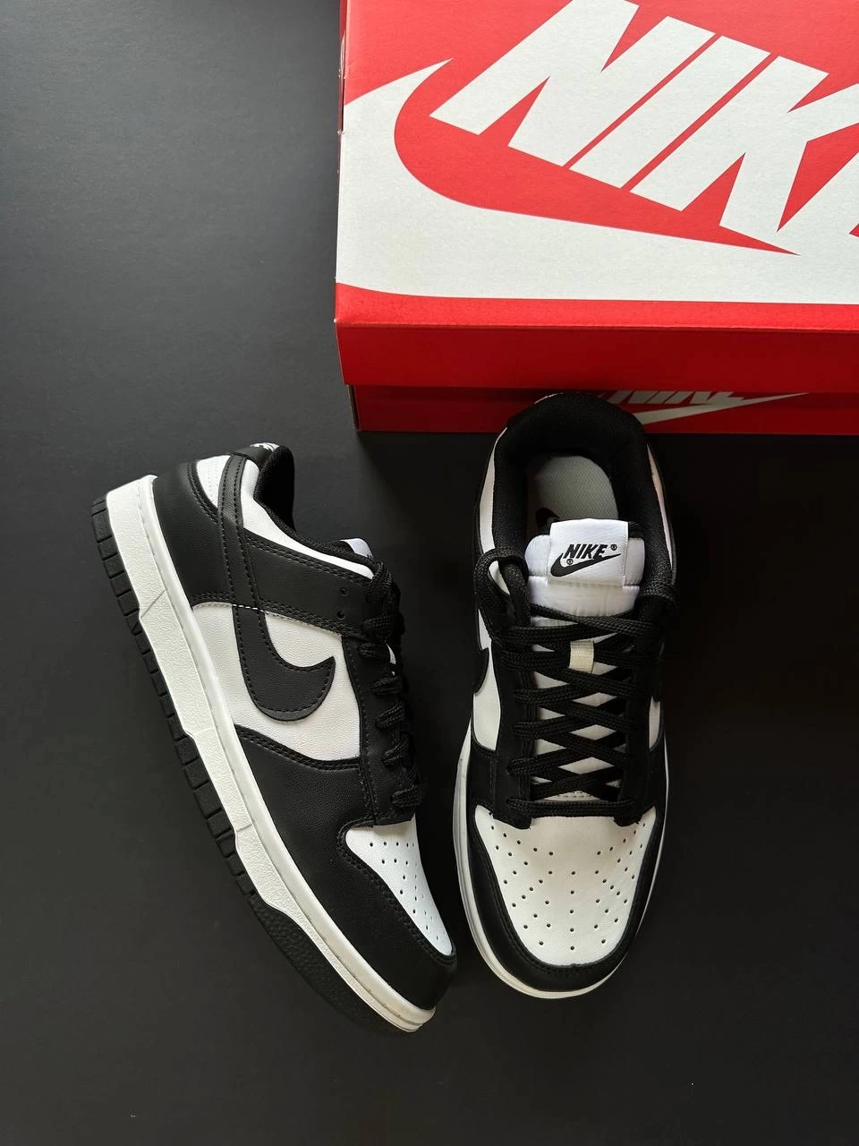 N Dunk Low Sneaker – Black/White