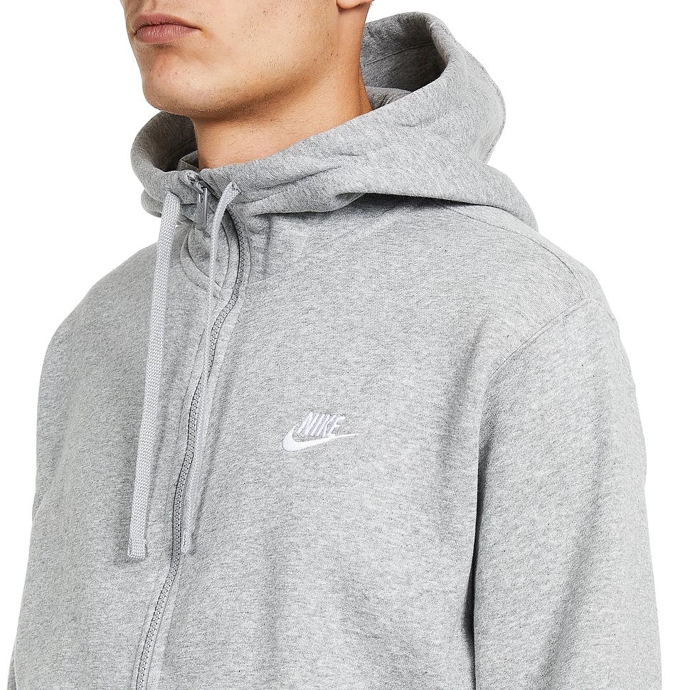 Club Fleece Full-zip Hoodie – Gri