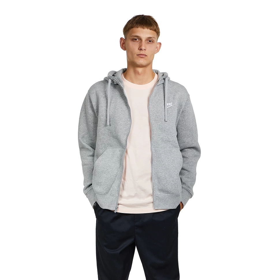 Club Fleece Full-zip Hoodie – Gri