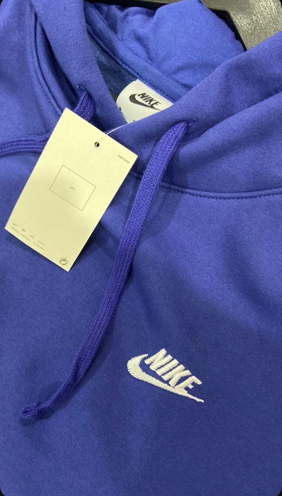 NSW Club Fleece Kapüşonlu Hoodie – İndigo