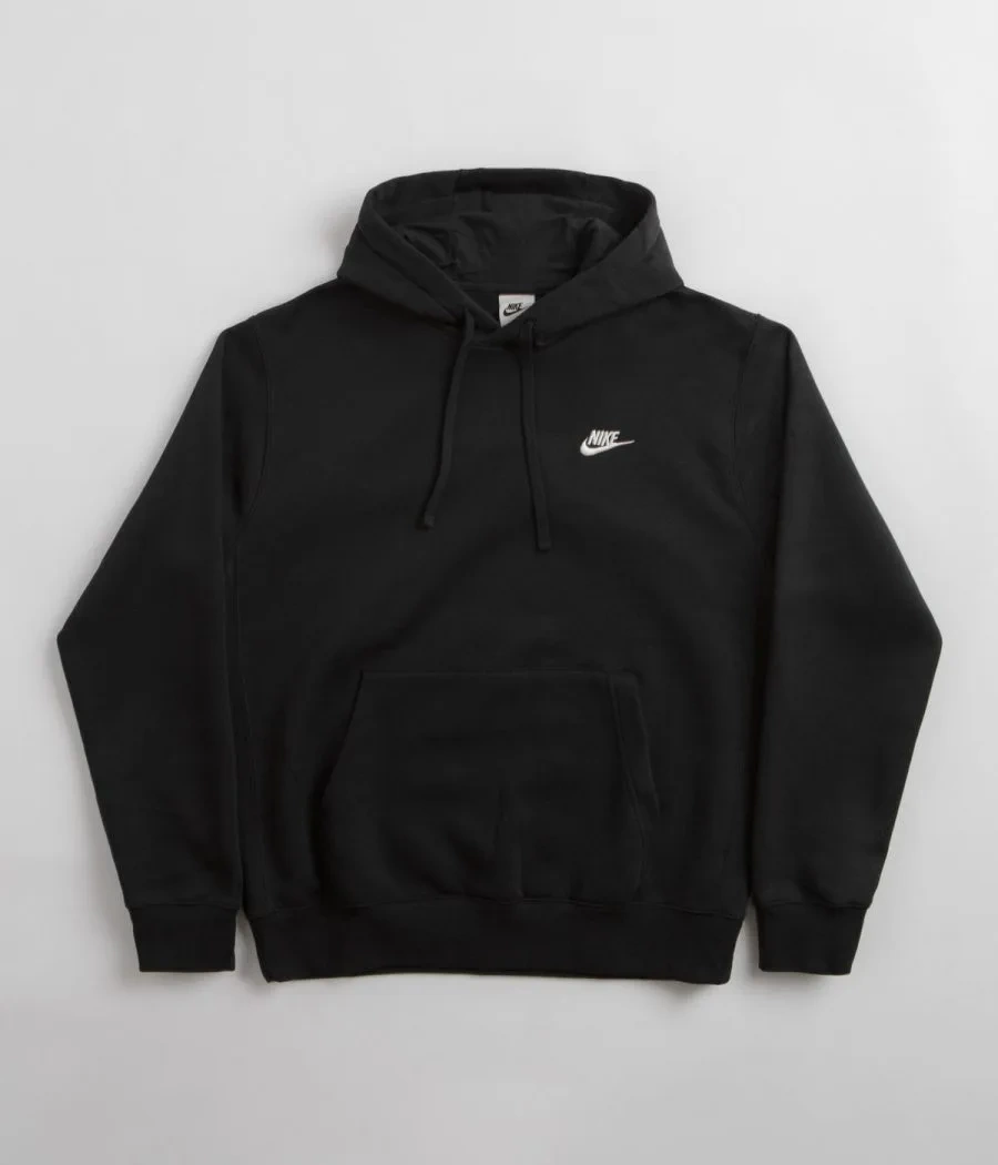 NSW Club Fleece Kapüşonlu Hoodie – Siyah