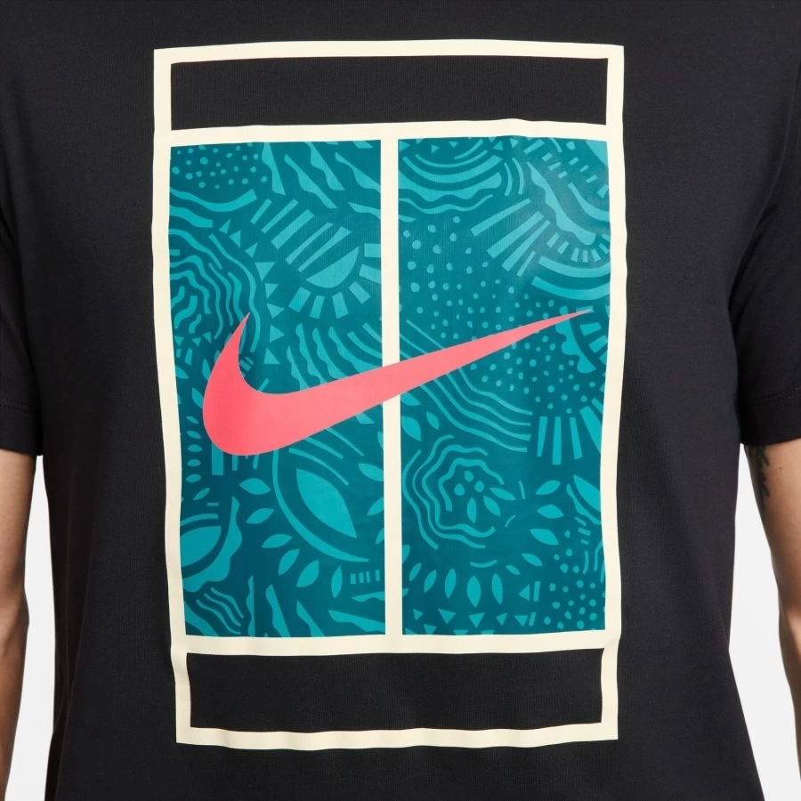NSW Court Tennis T-shirt - Siyah