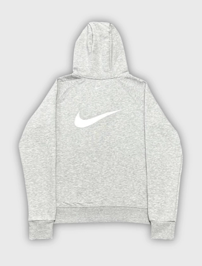 NSW Double Swoosh Full-Zip Hoodie – Gri