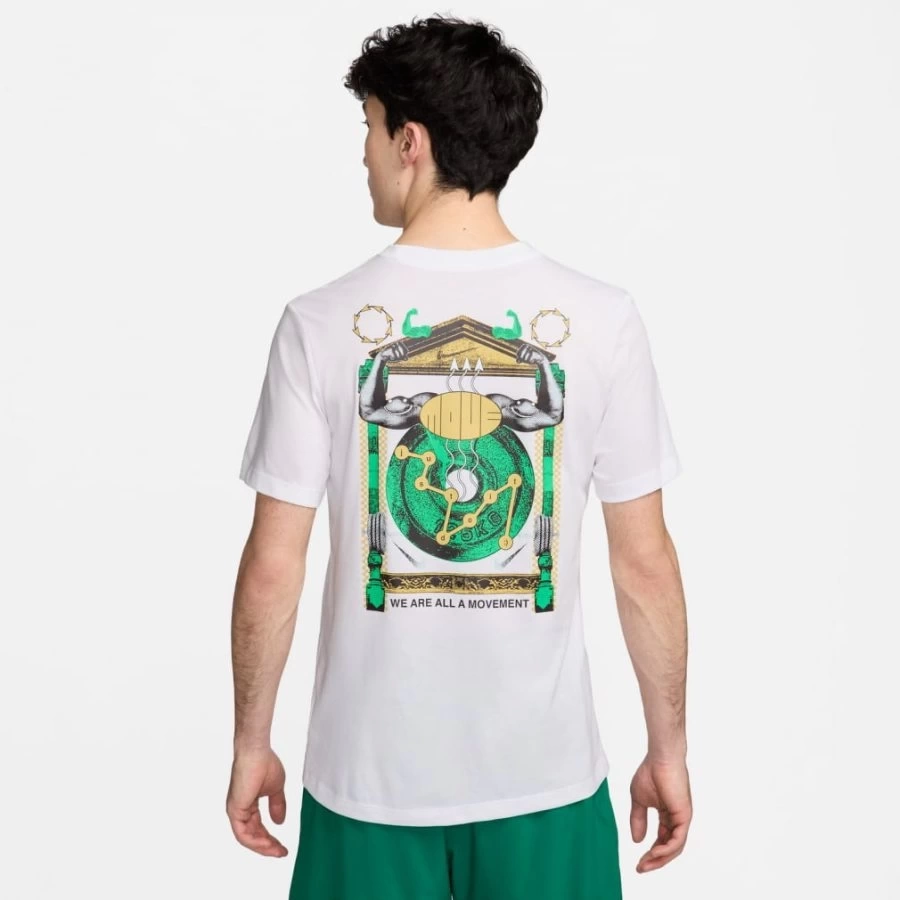 NSW Dri-Fit Fitness T-SHIRT– Beyaz