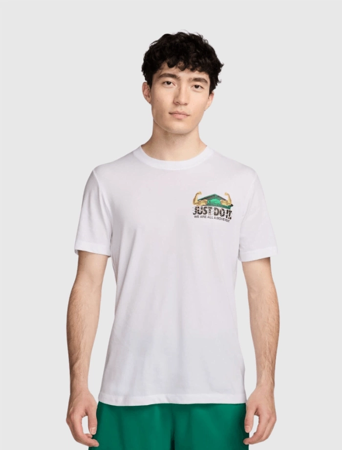 NSW Dri-Fit Fitness T-SHIRT– Beyaz