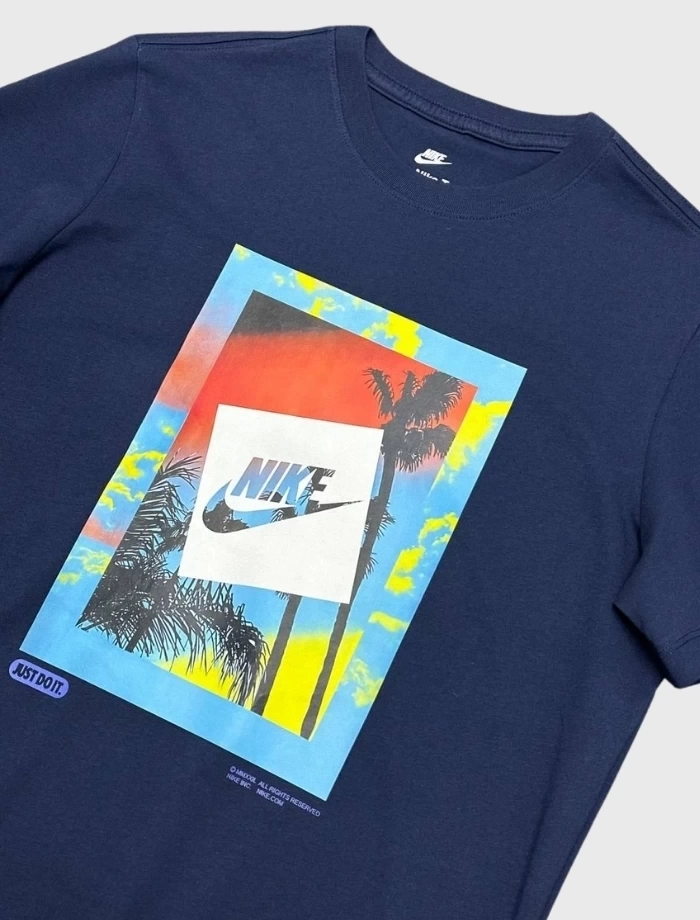 NSW Heatwave Palm Graphic T-shirt – Lacivert