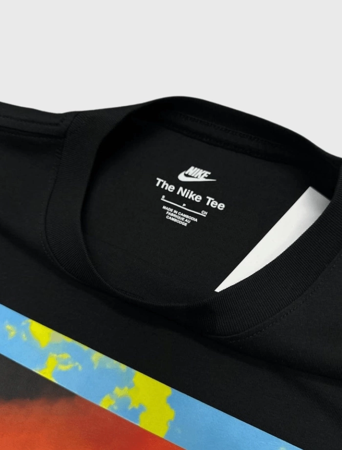 NSW Heatwave Palm Graphic T-shirt – Siyah