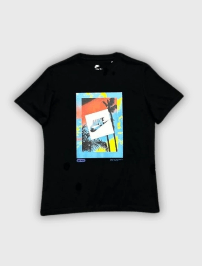 NSW Heatwave Palm Graphic T-shirt – Siyah