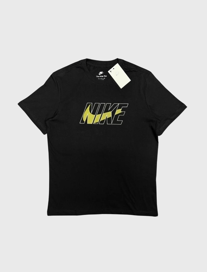 NSW In Clored Logo T-shirt – Siyah