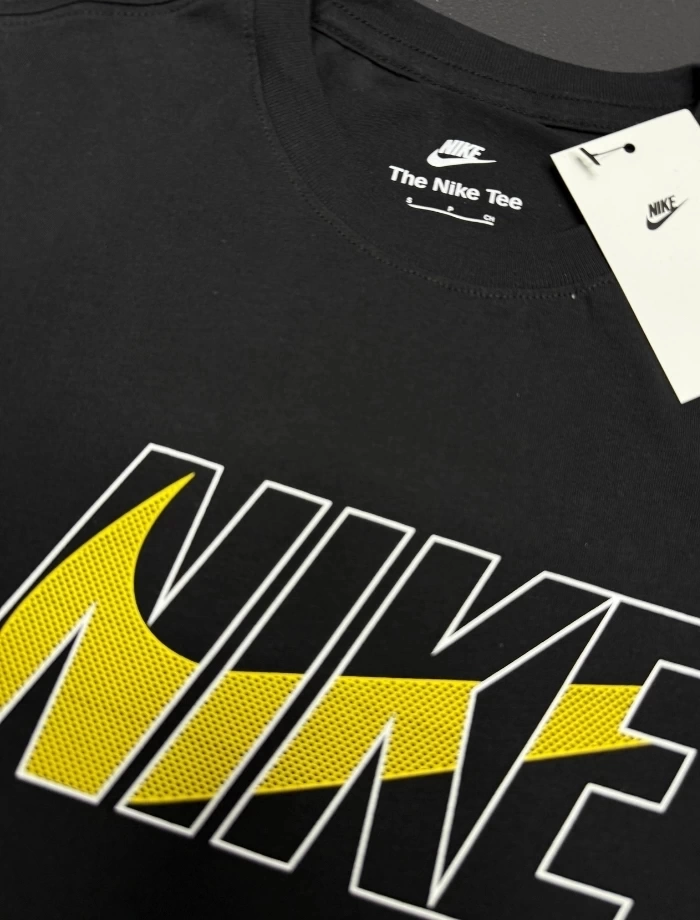NSW In Clored Logo T-shirt – Siyah