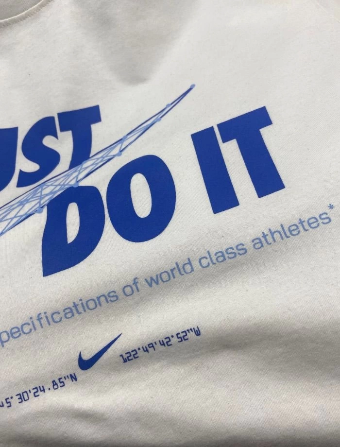 NSW Just Do It Blue T-shirt – Beyaz