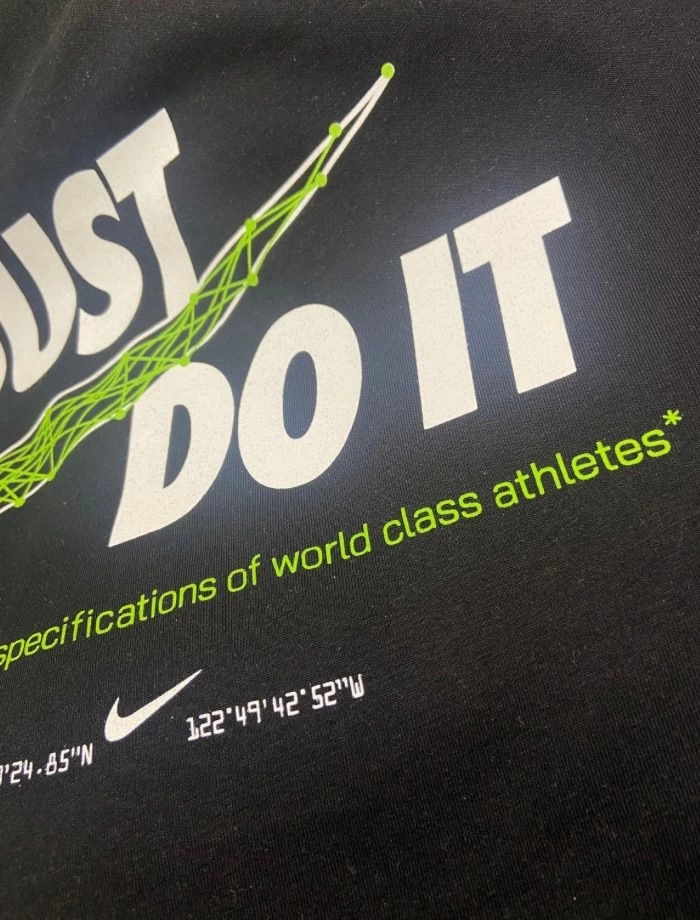 NSW Just Do It Blue T-shirt – Siyah
