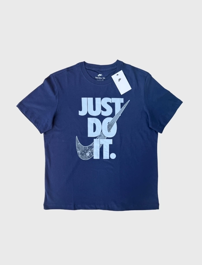 NSW Letter In Just Do It T-shirt - Lacivert