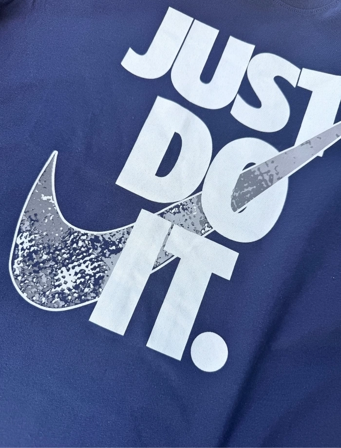 NSW Letter In Just Do It T-shirt - Lacivert