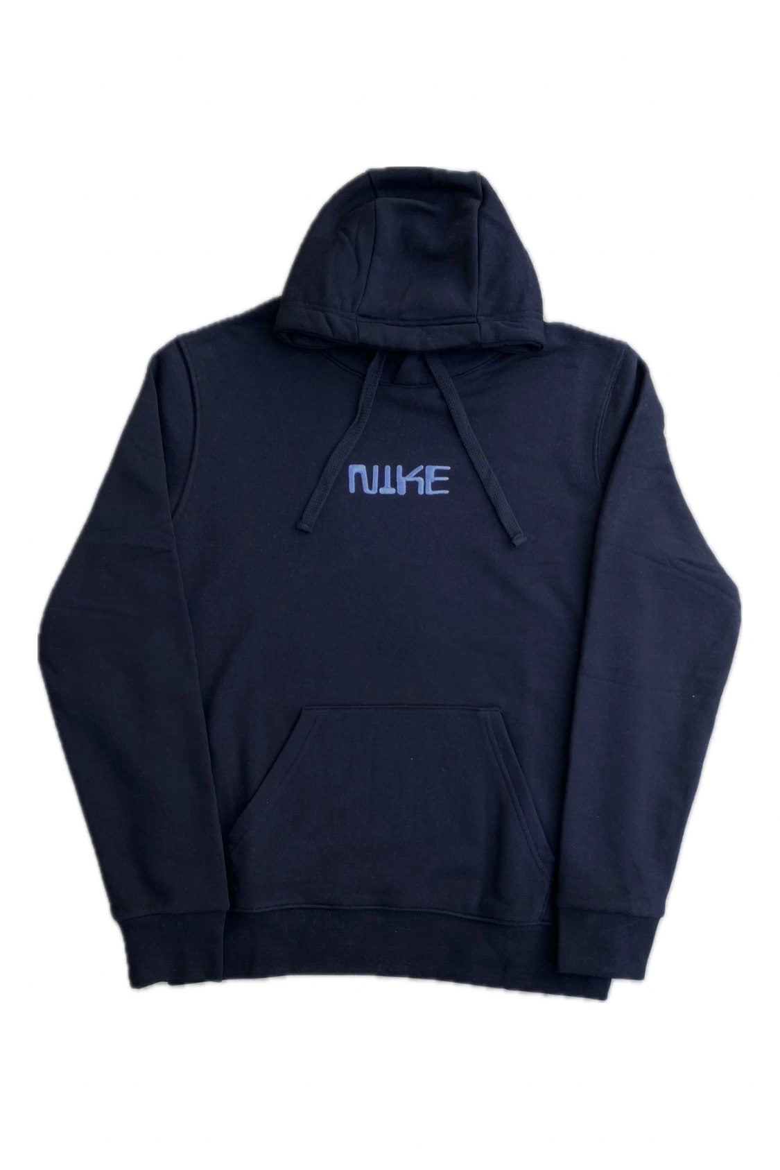 NSW NK Font Kapüşonlu Hoodie – Siyah