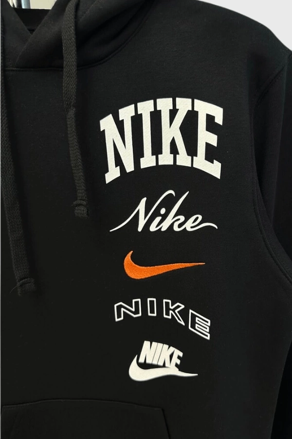 NSW Orng Graphic Hoodie – Siyah