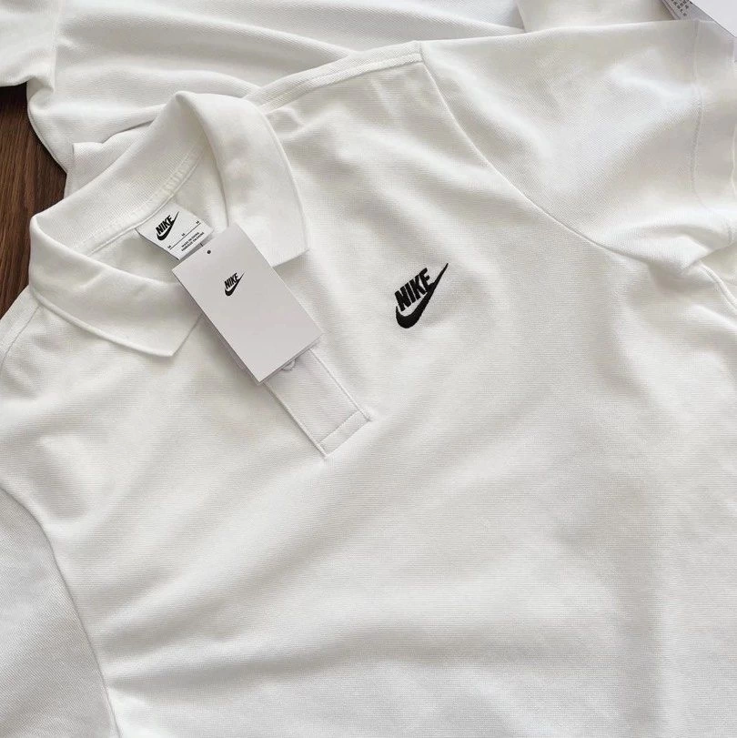 NSW Polo Yaka T-shirt – Beyaz