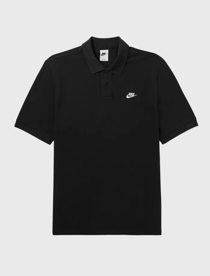 NSW Polo Yaka T-shirt – Siyah