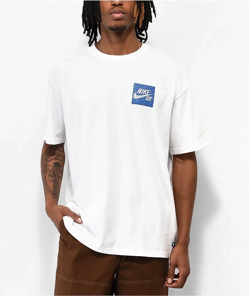 NSW SB Broken T-shirt – Beyaz