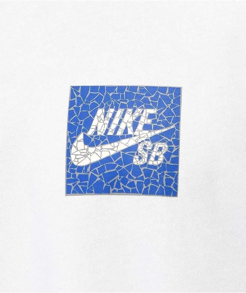 NSW SB Broken T-shirt – Beyaz