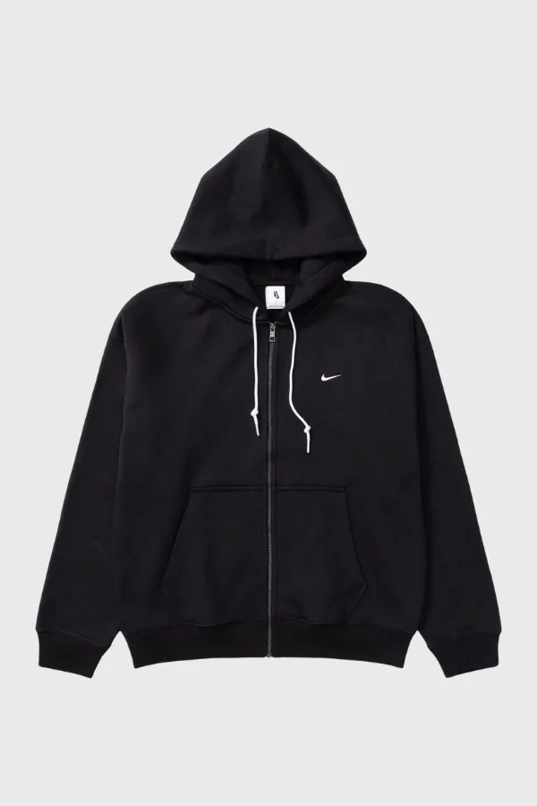 NSW Solo Swoosh Full-zip Hoodie – Siyah