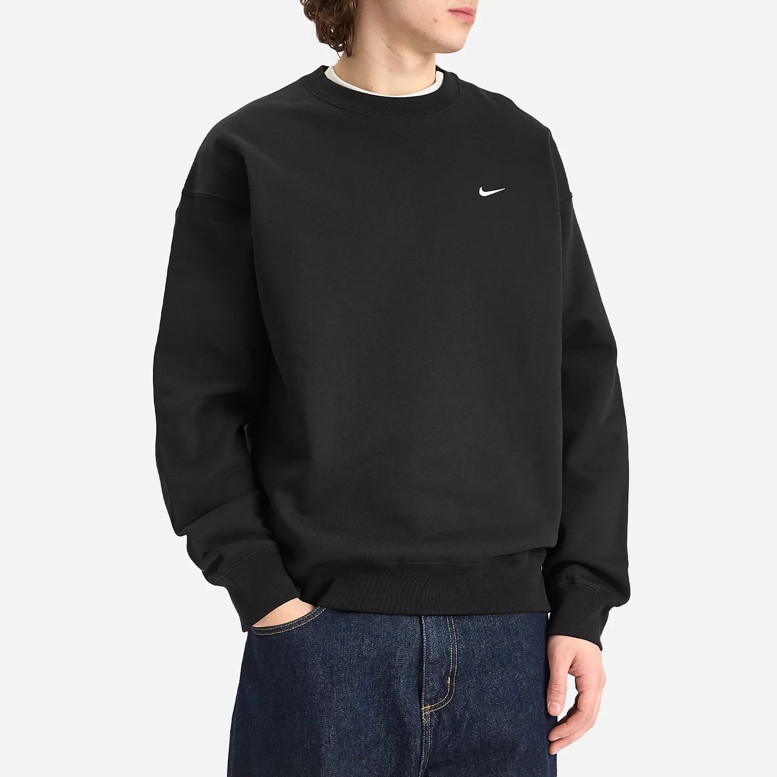 NSW Solo Swoosh Sweatshirt – Siyah