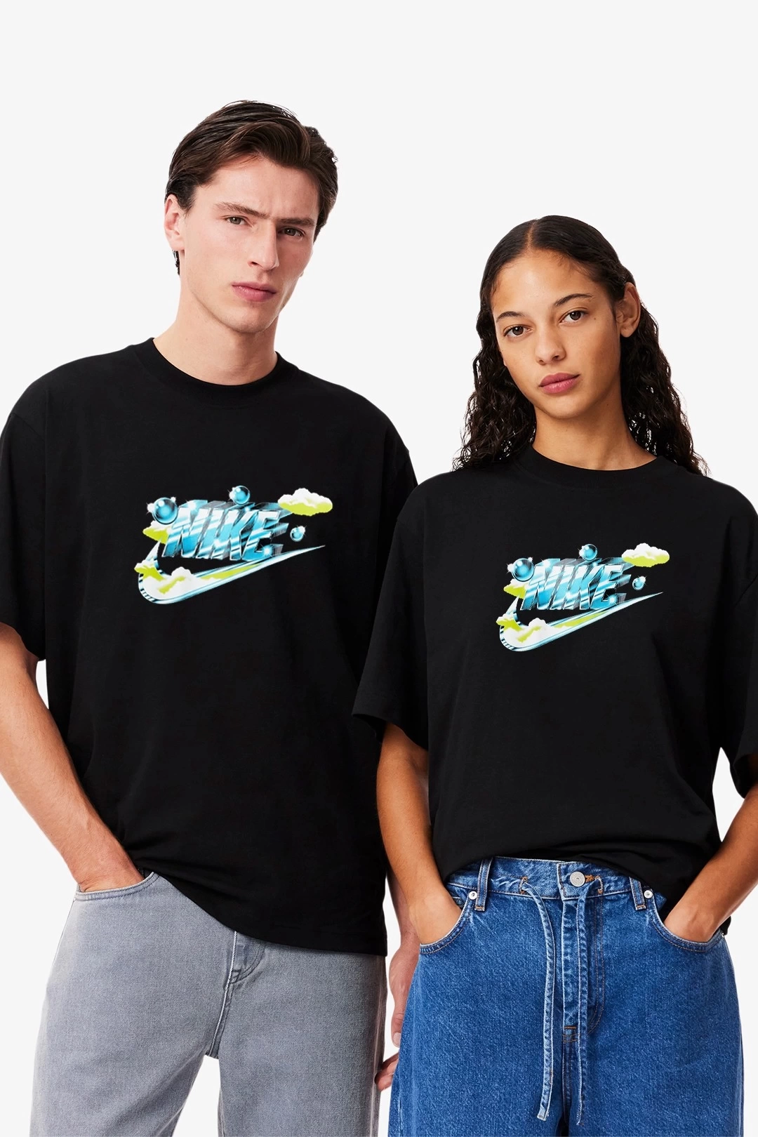 NSW Swoosh 3D T-shirt – Siyah