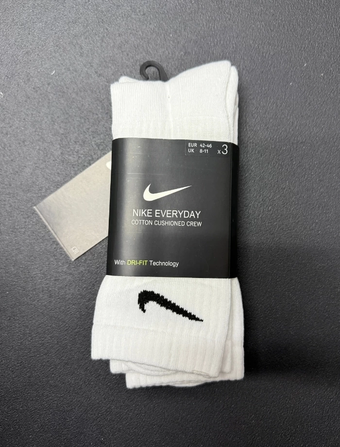 NSW Tennis DriFit 3lü Çorap - Beyaz