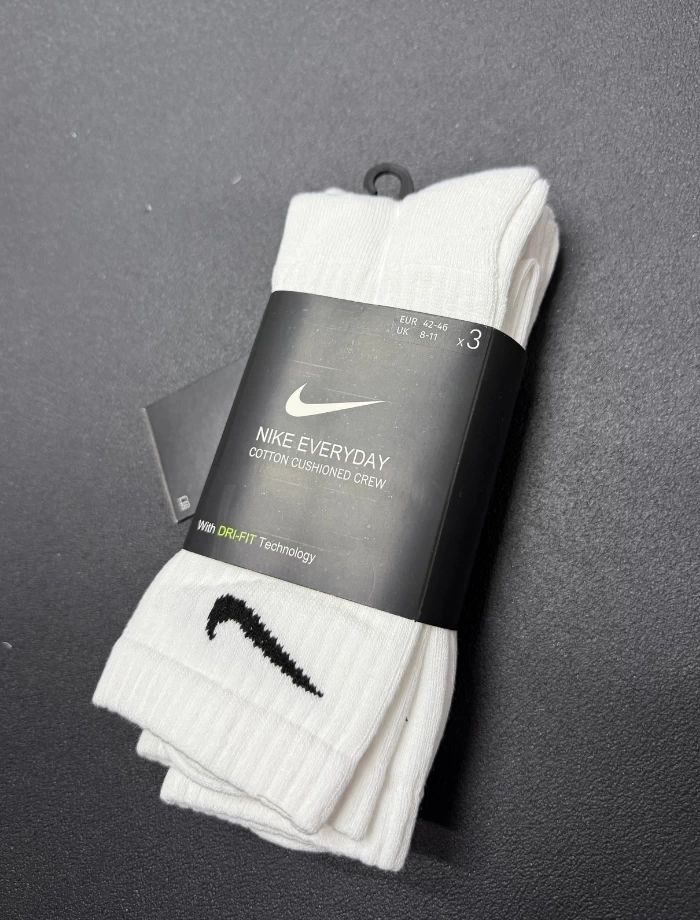 NSW Tennis DriFit 3lü Çorap - Beyaz