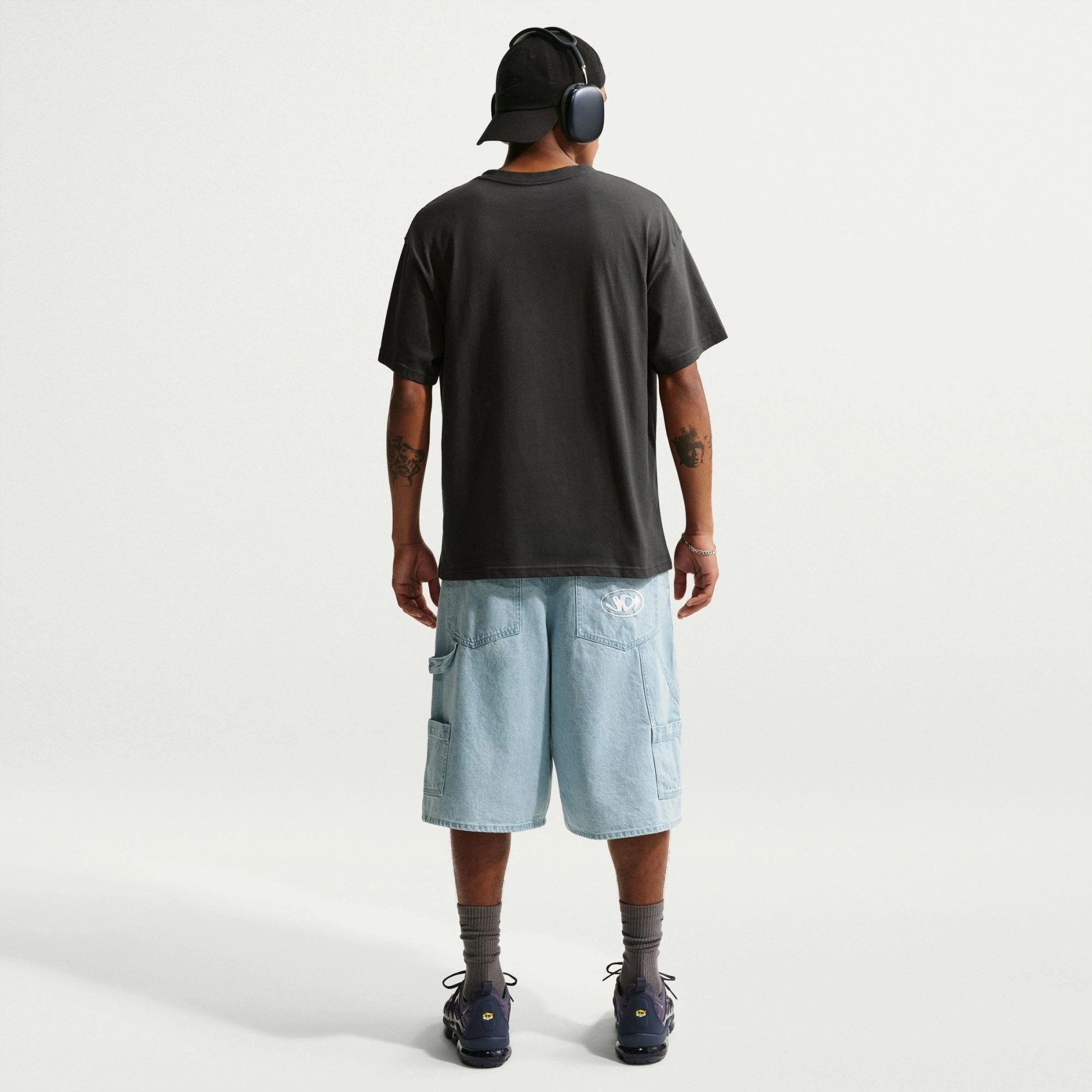 NSW Wave AIR Oversize T-shirt - Siyah
