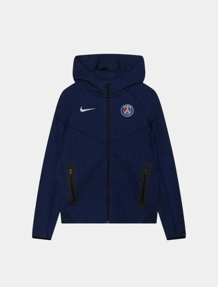 Paris PSG x Tech Fleece Full-Zip Hoodie – Lacivert