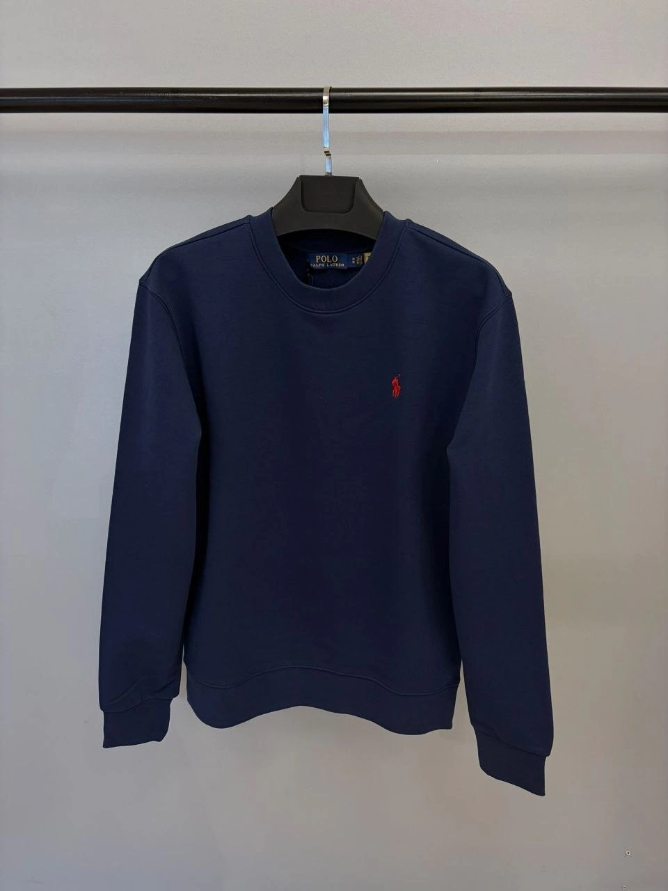 Ralph L. İşleme Logo Sweatshirt – Lacivert