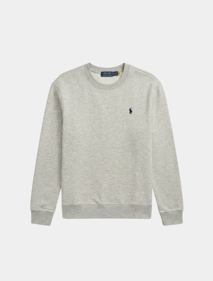 Ralph L. İşleme Logo Sweatshirt – Gri