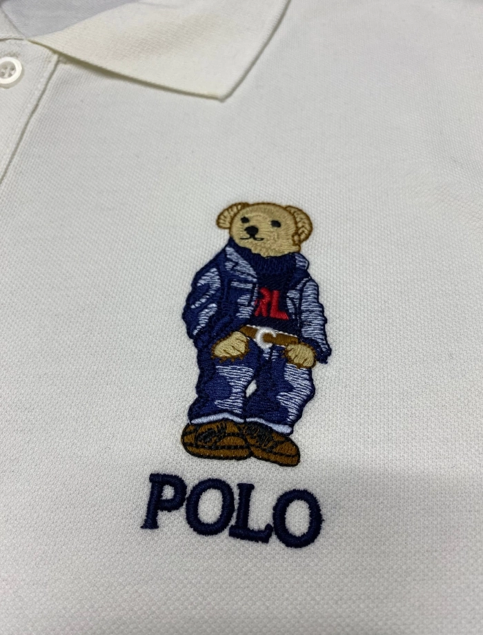 Ralph L. Polo T-shirt – Beyaz