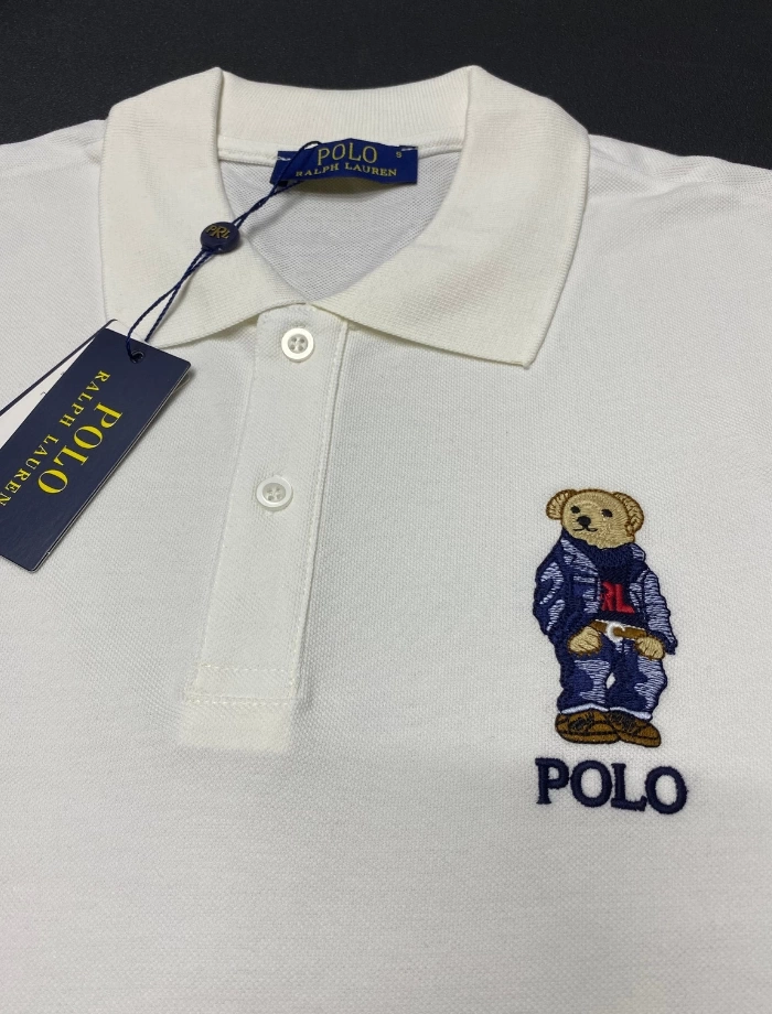 Ralph L. Polo T-shirt – Beyaz