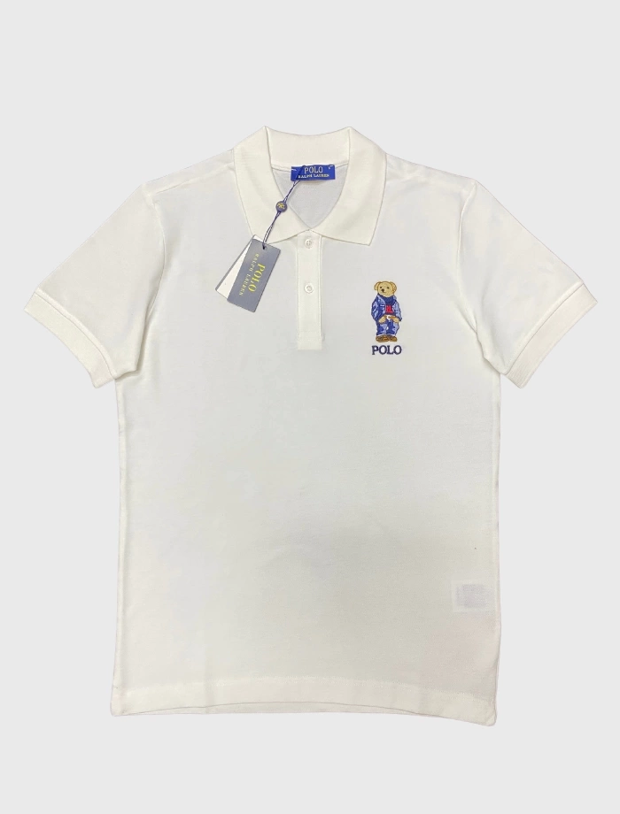 Ralph L. Polo T-shirt – Beyaz