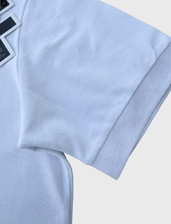 Ralph L. Half-Zip Polo T-shirt – Beyaz