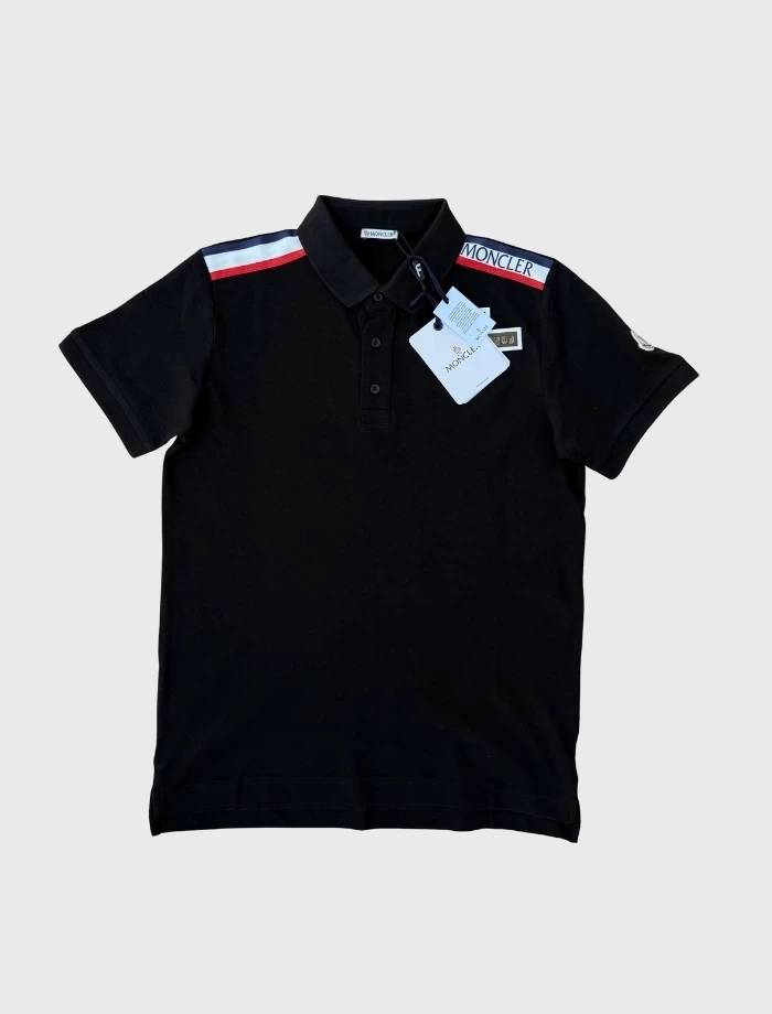 MNCLR Banded Polo T-shirt – Siyah