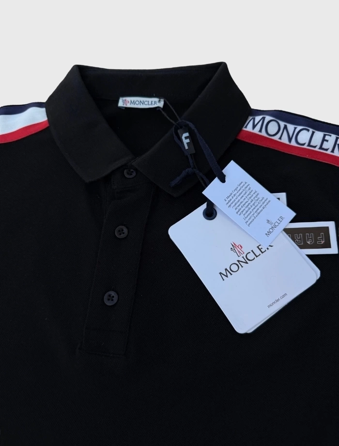 MNCLR Banded Polo T-shirt – Siyah