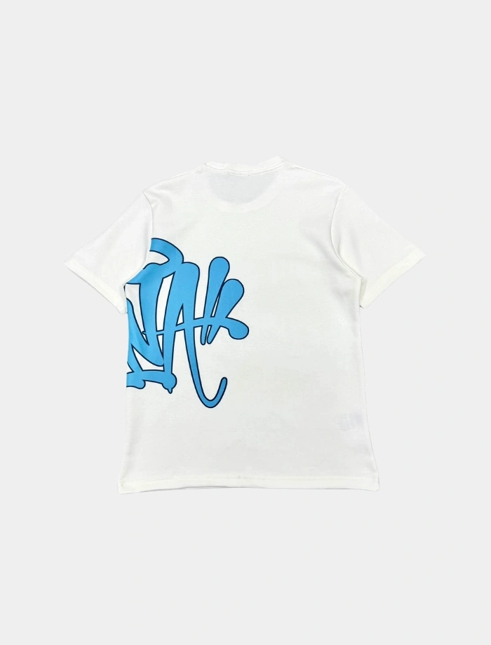 SYNA Printed Şort & T-shirt Takım – Beyaz