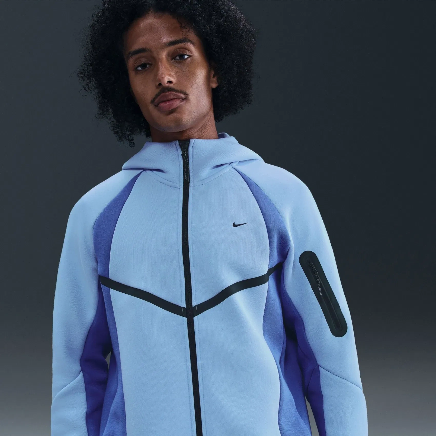 Tech Fleece 2026 Premium Pro FZ Tracksuit Eşofman Takımı - Blue